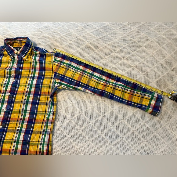 Ralph Lauren Men’s. Yellow and Blue Classic Button Down Shirt. Size small. - Picture 11 of 11